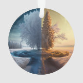 One day in winter ornament (Rückseite)