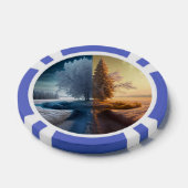 One day in winter pokerchips (Einzeln)