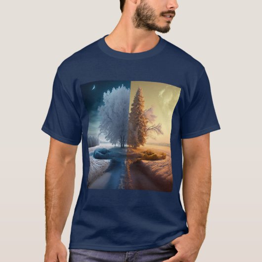 One day in winter T-Shirt (Vorderseite)
