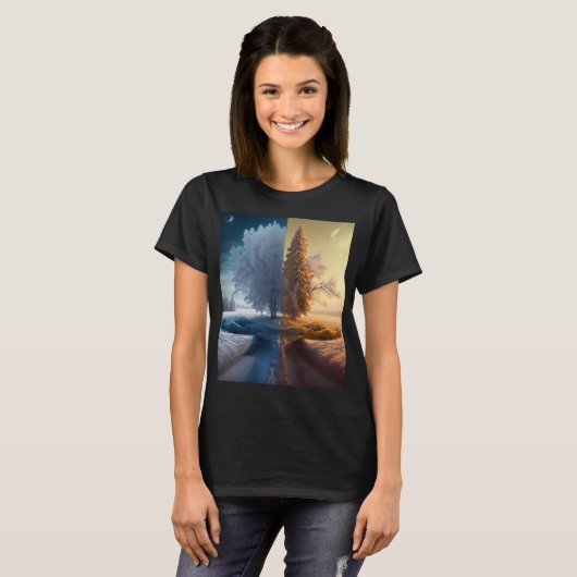 One day in winter T-Shirt (Vorne ganz)