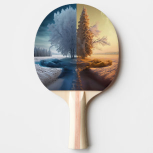 One day in winter tischtennis schläger