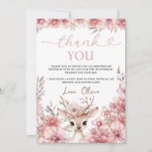 One-deer-ful Thank You Card Einladung (Vorderseite)