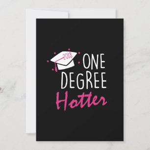 One Degree Hotter 2018 Abschluss Day Einladung