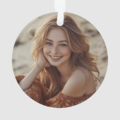 One Degree Hotter - Black Gold Abschluss 1 Foto Ornament (Rückseite)