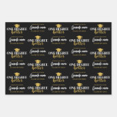 One Degree Hotter - Black Gold Abschluss Geschenkpapier Set (Vorderseite)