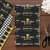 One Degree Hotter - Black Gold Abschluss Geschenkpapier Set