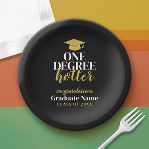 One Degree Hotter - Black Gold - Abschluss Pappteller