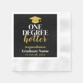 One Degree Hotter - Black Gold - Abschluss Serviette (Vorderseite)