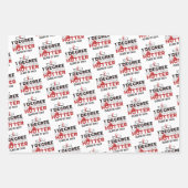 One Degree Hotter Funny Abschluss Geschenkpapier Set (Vorderseite)