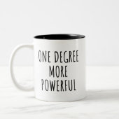 One Degree More Powerful Zweifarbige Tasse (Links)