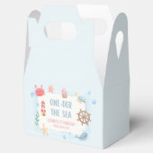 One-der der Meer Nautical Favor Box Geschenkschachtel (Geöffnet)