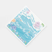 One-der The Sea First Birthday Party Napkiins Serviette (Ecke)