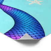 One-der-the-Sea-Geburtstag Begrüßungszeichen Poster (Ecke)