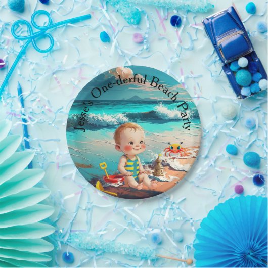 One-derful, first birthday pappteller (Party)