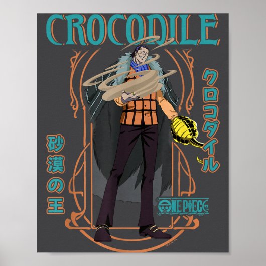 One Ece Anime Crocodile Desert King Warlord Of The Poster (Vorne)
