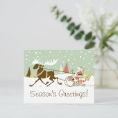 One Elche Open Sleigh Retro Weihnachten Weihnachte (Stehend Vorderseite)