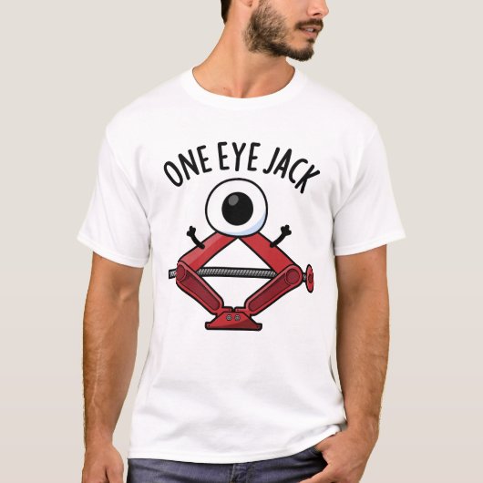 One Eye Jack Funny Car Jack Puff T-Shirt (Vorderseite)