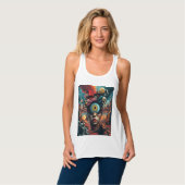 One-Eyed Dreamer: Surrealist Art T-Shirt Tank Top (Vorderseite Vollansicht)