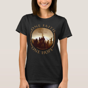 One Faith One Hope u2013 Christliche Menschen im C T-Shirt