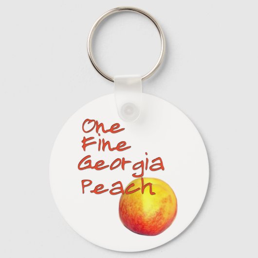One Fine Georgia Peach Schlüsselanhänger (Vorderseite)
