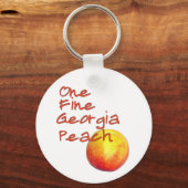One Fine Georgia Peach Schlüsselanhänger (Vorderseite)
