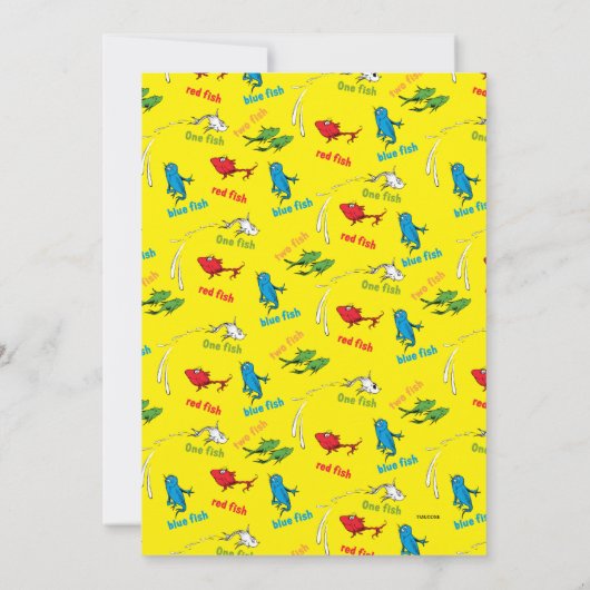 One Fish Two Fish - Babydusche Einladung (Rückseite)