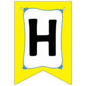 One Fish Two Fish - Erster Geburtstag Wimpelkette (Zweite Fahne)