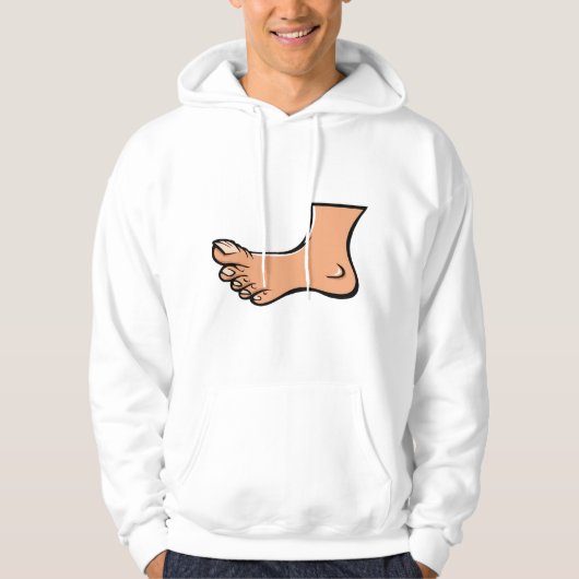 One Foot Mens Hoodie (Vorderseite)