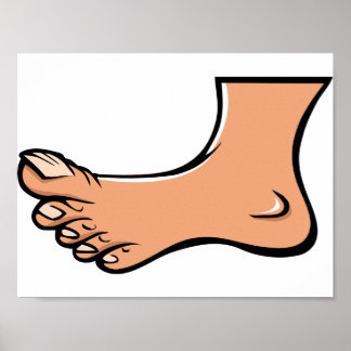 One Foot Poster