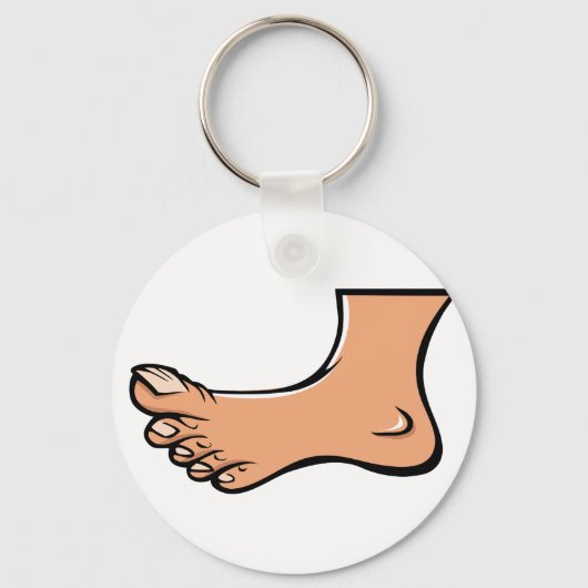 One Foot Schlüsselanhänger (Vorderseite)