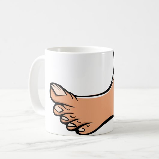 One-Foot-Tasse Kaffeetasse (Vorderseite Links)