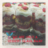 "One Glass Away"-Untersetzer Glasuntersetzer (Vorderseite)