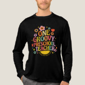 One groovy preschool teacher Tri-Blend shirt (Vorderseite)