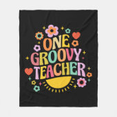 One groovy teacher fleecedecke (Vorderseite)