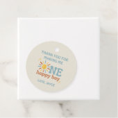 One Happy Boy Favor Tag Geschenkanhänger (Beispiel)