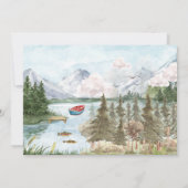 One Happy Camper 1. Geburtstag Camping Einladung (Rückseite)