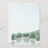 One Happy Camper 1. Geburtstag Einladung (Rückseite)