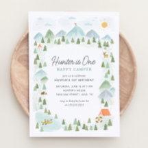 One Happy Camper 1st Birthday