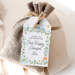 One Happy Camper 1st Birthday Favor Tag Geschenkanhänger