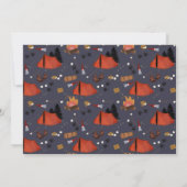 One Happy Camper 1st Summer Birthday Photo Einladung (Rückseite)