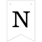 One Happy Camper Adventure Birthday Wimpelkette (Zweite Fahne)