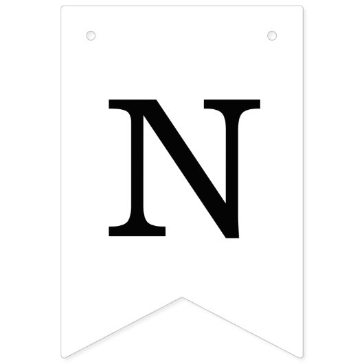 One Happy Camper Adventure Birthday Wimpelkette (Zweite Fahne)