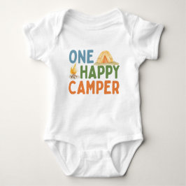 One Happy Camper Baby Bodysuit zum 1. Geburtstag Baby Strampler