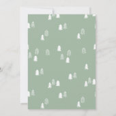 One Happy Camper Bären Geburtstag Einladung 3 (Rückseite)