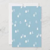 One Happy Camper Bear Birthday Einladung 7 (Rückseite)