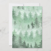 One Happy Camper Birthday Camping Einladung (Rückseite)