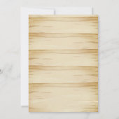 ONE Happy Camper Boys 1. Geburtstag Party Einladung (Rückseite)