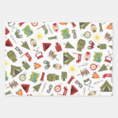 One Happy Camper Boys Birthday  Geschenkpapier Set (Vorderseite 2)