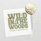 One Happy Camper Boys Birthday  Serviette