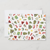 One Happy Camper Boys Birthday Thank You Card (Rückseite)